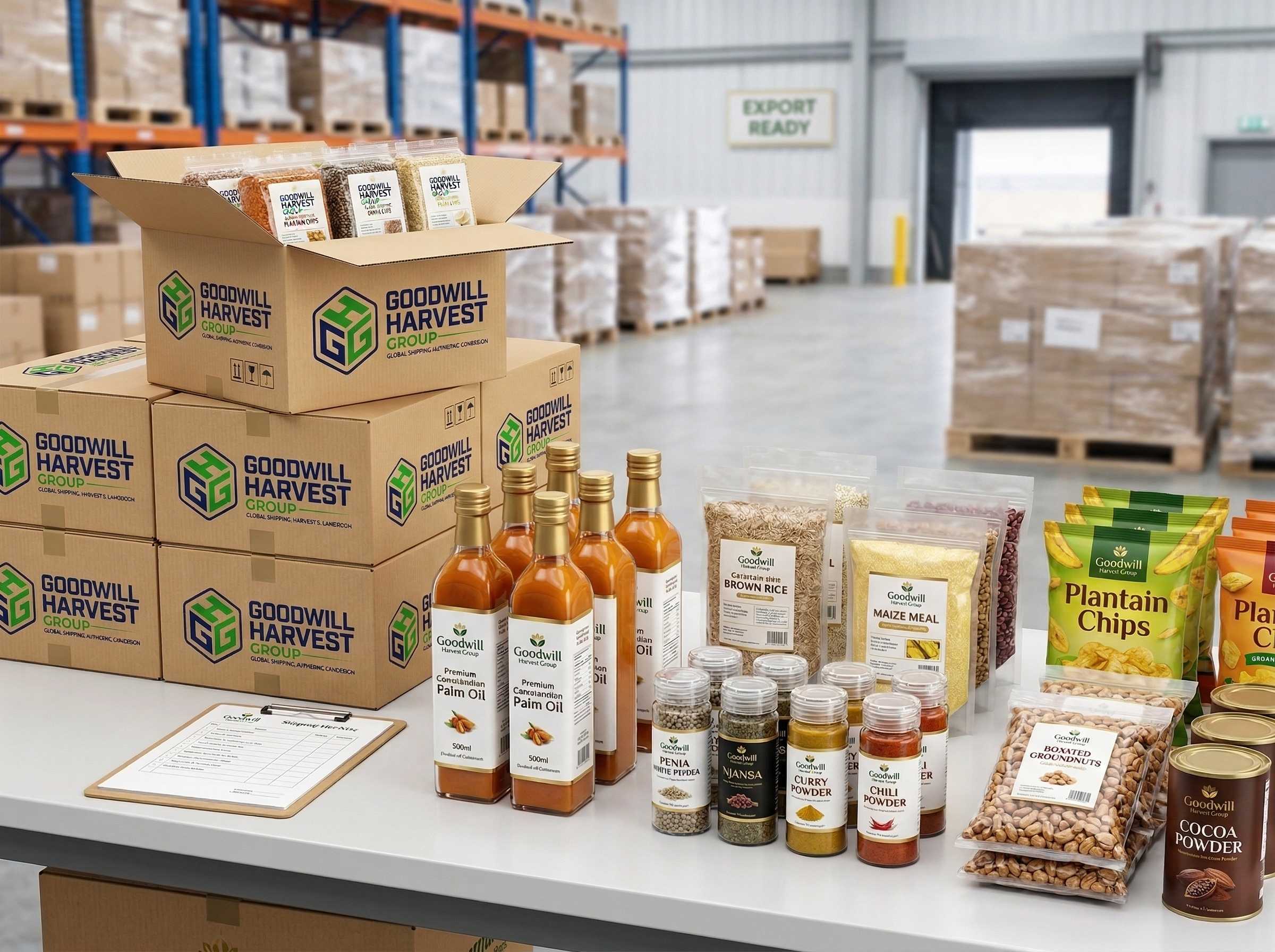 Packaged export products placeholder